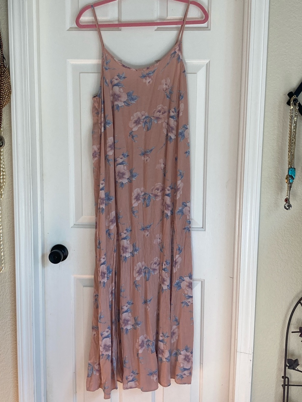 American Eagle Outfitters Pink Floral Swim Coverup